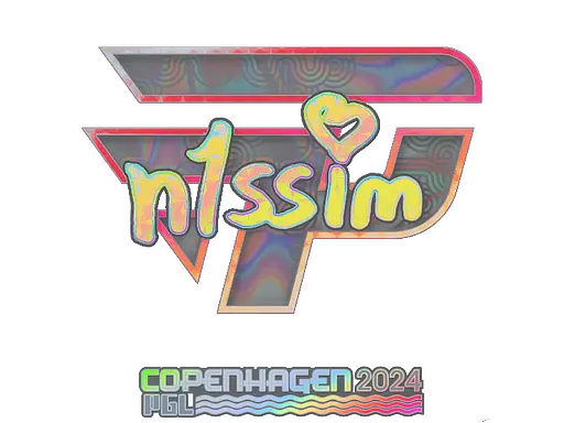 Sticker | n1ssim (Holo) | Copenhagen 2024