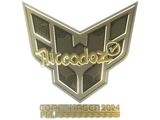 Sticker | nicoodoz (Gold) | Copenhagen 2024