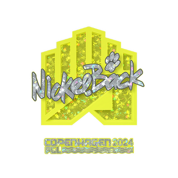 Sticker | NickelBack (Glitter) | Copenhagen 2024