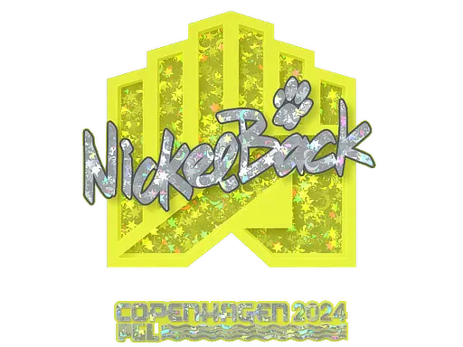 Sticker | NickelBack (Glitter) | Copenhagen 2024
