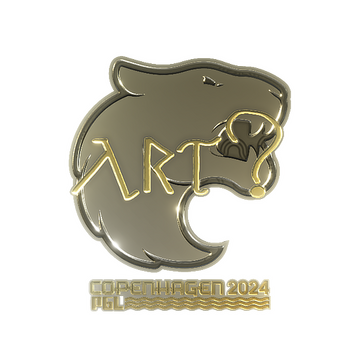 Sticker | arT (Gold) | Copenhagen 2024