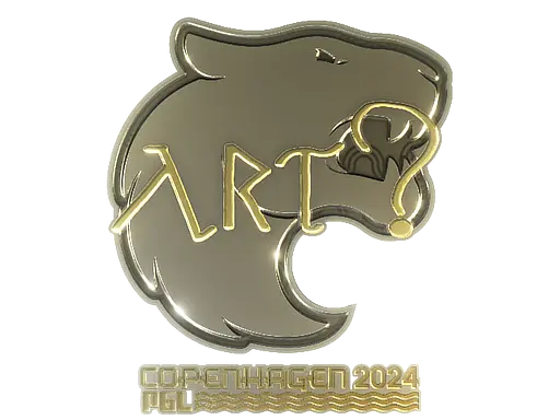 Sticker | arT (Gold) | Copenhagen 2024