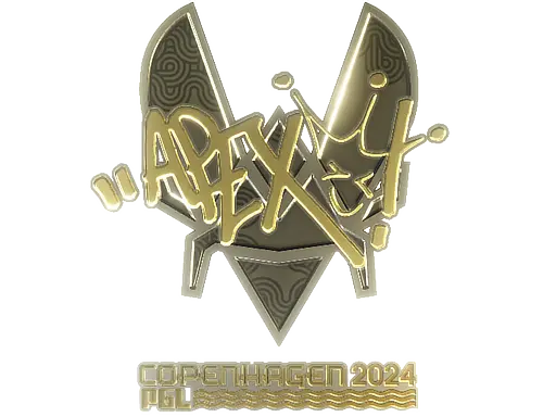 Sticker | apEX (Gold) | Copenhagen 2024
