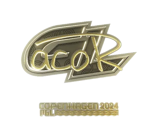 Sticker | acoR (Gold) | Copenhagen 2024