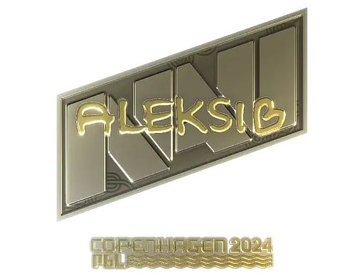 Sticker | Aleksib (Gold) | Copenhagen 2024