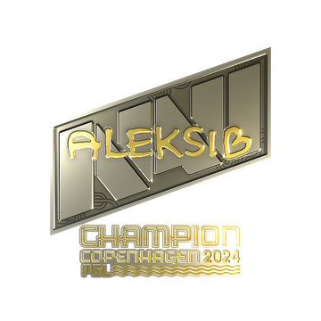 Sticker | Aleksib (Gold, Champion) | Copenhagen 2024