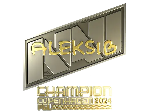 Sticker | Aleksib (Gold, Champion) | Copenhagen 2024