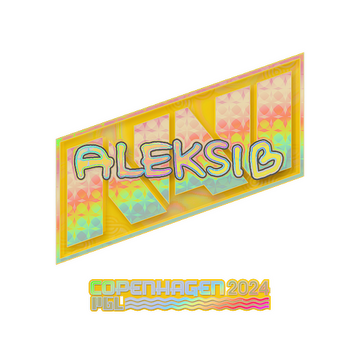 Sticker | Aleksib (Holo) | Copenhagen 2024