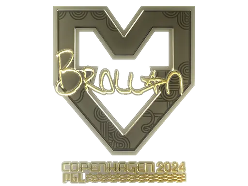 Sticker | Brollan (Gold) | Copenhagen 2024