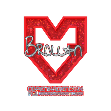 Sticker | Brollan (Glitter) | Copenhagen 2024