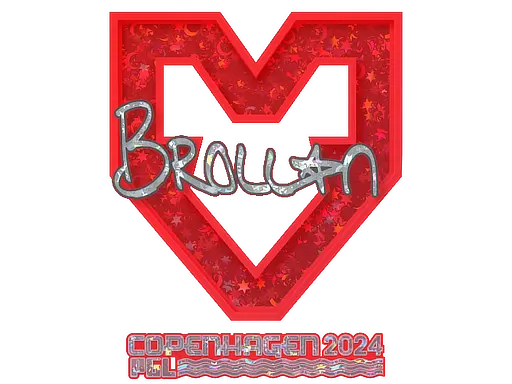 Sticker | Brollan (Glitter) | Copenhagen 2024