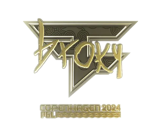 Sticker | broky (Gold) | Copenhagen 2024