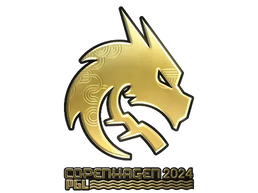 Sticker | Team Spirit (Gold) | Copenhagen 2024