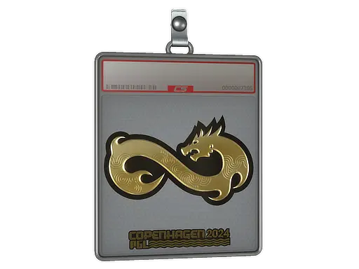 Sticker Slab | Eternal Fire (Gold) | Copenhagen 2024