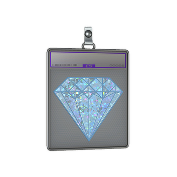 Sticker Slab | Blue Gem (Glitter)