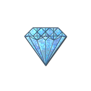 Sticker | Blue Gem (Glitter)