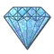 Blue Gem (Glitter)