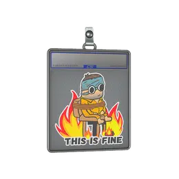 Sticker Slab | This Is Fine image