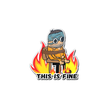 Sticker | This Is Fine (H)