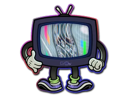 Sticker | Global TV (Lenticular)