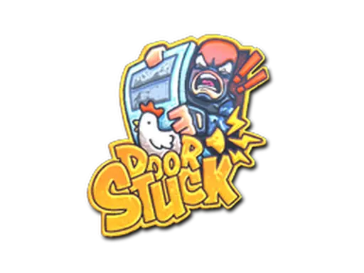 Sticker | Door Stuck (Foil)