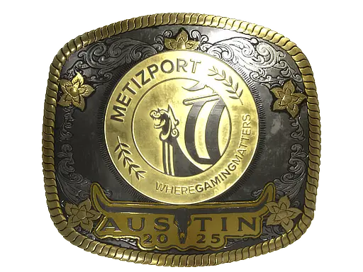 Sticker | Metizport (Gold) | Austin 2025