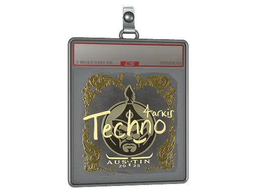 Sticker Slab | Techno4K (Gold) | Austin 2025