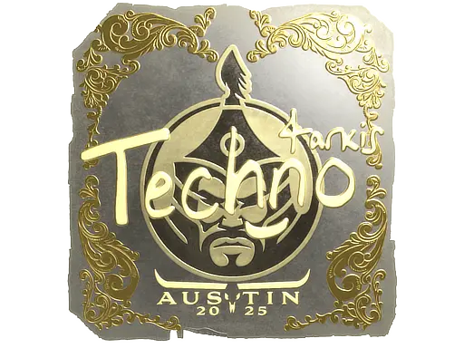 Sticker | Techno4K (Gold) | Austin 2025