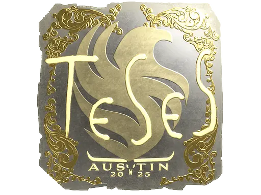 Sticker | TeSeS (Gold) | Austin 2025