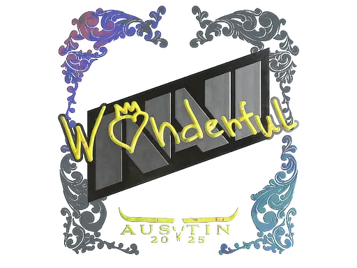 Sticker | w0nderful (Holo) | Austin 2025