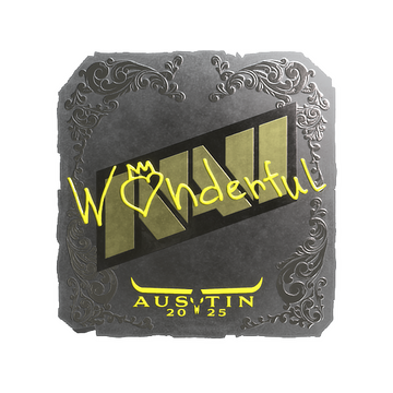 Sticker | w0nderful (Foil) | Austin 2025