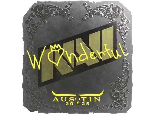Sticker | w0nderful (Foil) | Austin 2025