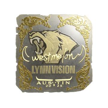 Sticker | westmelon (Gold) | Austin 2025