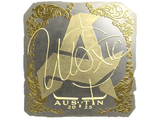 Sticker | woxic (Gold) | Austin 2025