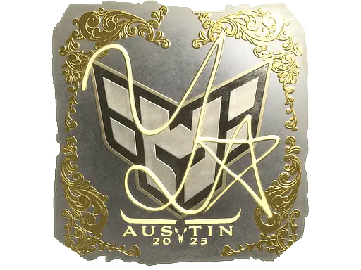 Sticker | yxngstxr (Gold) | Austin 2025