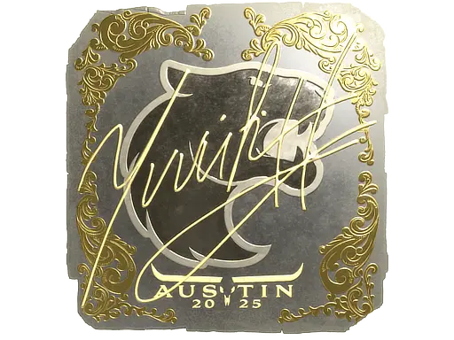 Sticker | yuurih (Gold) | Austin 2025