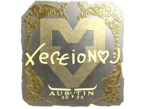 Sticker | xertioN (Gold) | Austin 2025