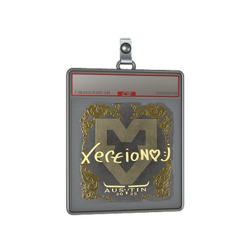 Sticker Slab | xertioN (Gold) | Austin 2025