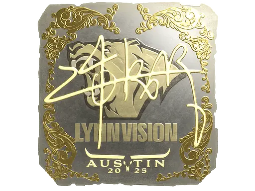 Sticker | z4KR (Gold) | Austin 2025