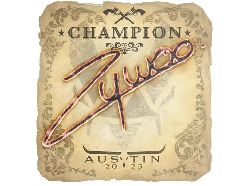 Sticker | ZywOo (Champion) | Austin 2025