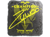 Sticker | ZywOo (Foil, Champion) | Austin 2025 image