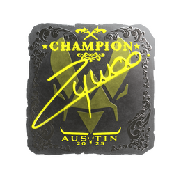 Sticker | ZywOo (Foil, Champion) | Austin 2025 image