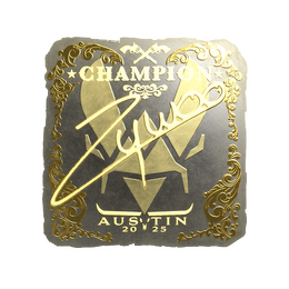 Sticker | ZywOo (Gold, Champion) | Austin 2025 image