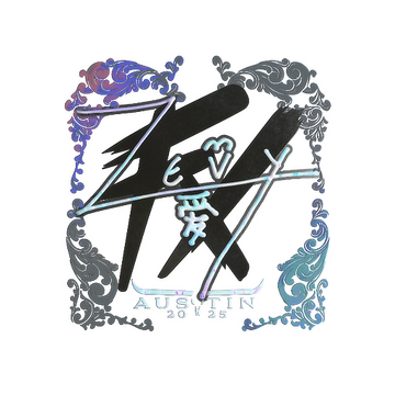 Sticker | zevy (Holo) | Austin 2025