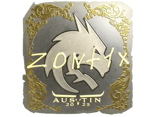 Sticker | zont1x (Gold) | Austin 2025