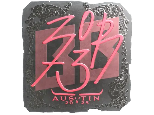 Sticker | zorte (Foil) | Austin 2025