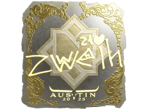 Sticker | zweih (Gold) | Austin 2025