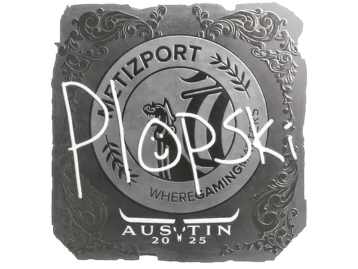Sticker | Plopski (Foil) | Austin 2025
