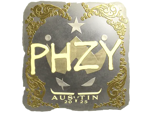 Sticker | phzy (Gold) | Austin 2025
