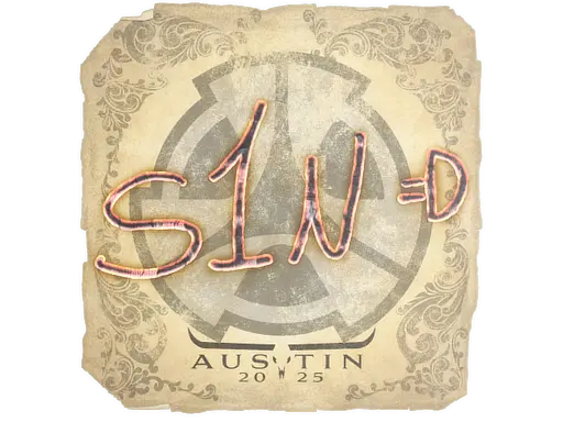 Sticker | s1n | Austin 2025